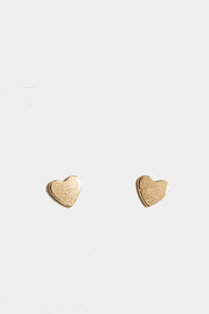 Stuller Earrings Gold Filled Tiny Heart Studs, 14k gold