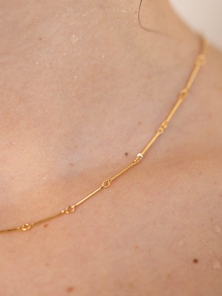 Shop OXB Necklace Gold Filled / 16" Long Jump Necklace