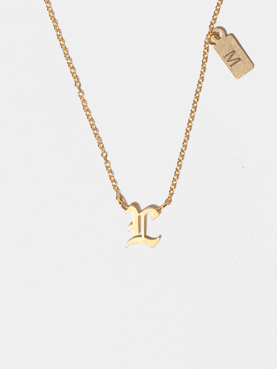 Shop OXB Necklace Personalized | Initial + Charm Necklace