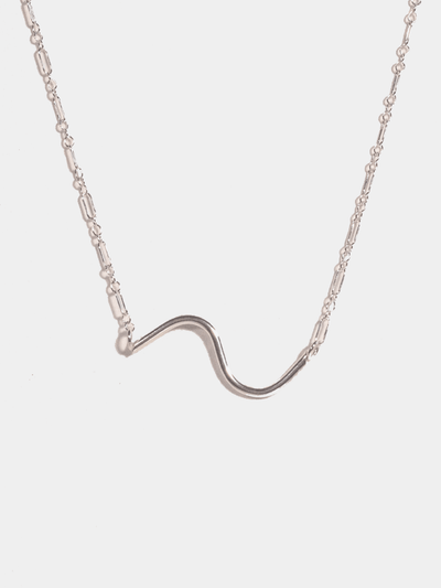 Shop OXB Necklace Sterling Silver / Figgy / 16" High/Low Necklace
