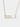 Shop OXB Necklace Sterling Silver / Rolo Chain / 16" Monogram Bar Necklace