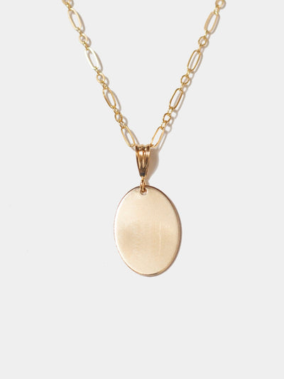 Shop OXB Necklaces Gold Filled / Figgy Chain / 16" Monogram Sue Necklace