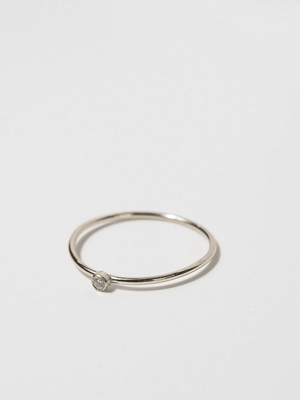 Shop OXB Rings Sterling Silver / 3 Diamond Stack Ring