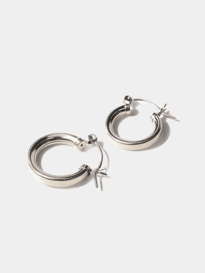 Shop OXB Earrings Sterling Silver XL Tube Hoops