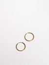 OXB Studio Earrings Endless Hoop, 14k gold