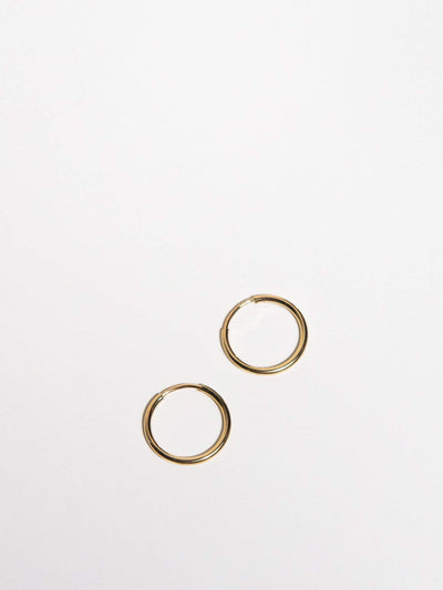 OXB Studio Earrings Endless Hoop, 14k gold