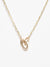 OXB Studio Necklace 15" Clip Necklace, 14K Gold